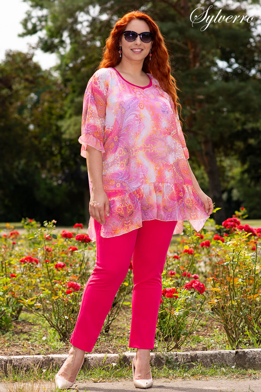 Vaszilia pink csinos nadrág