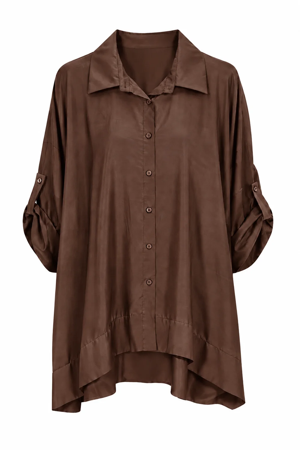 Elora Oversize barna ingblúz